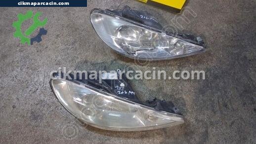 Peugeot 206 Sağ Ön Far çıkma parça