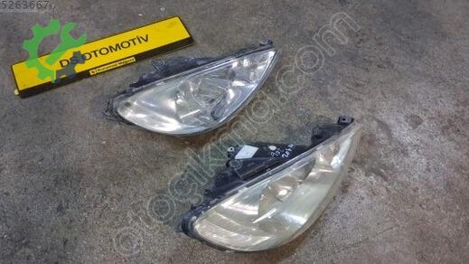 Peugeot 206 Sağ Ön Far 1998-2002 çıkma parça