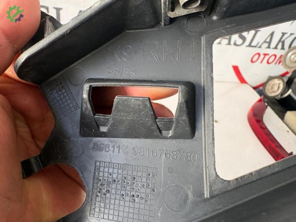 Peugeot Rifter Tampon Braketi 9816768780 çıkma parça