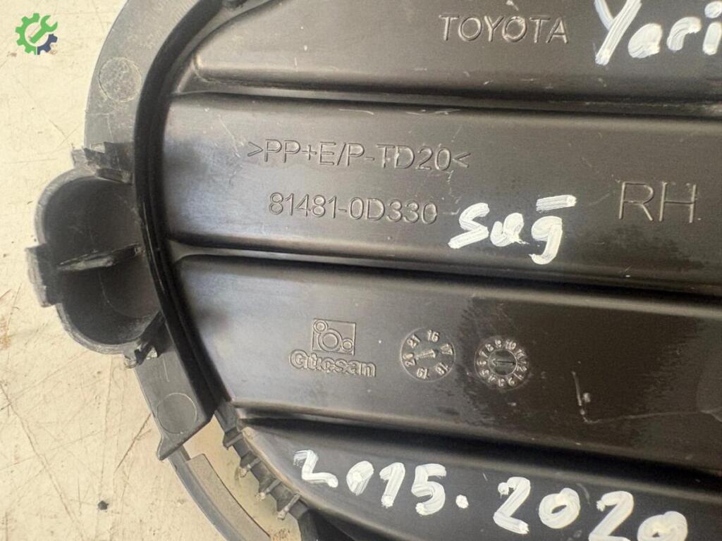 Toyota Yaris Sis Farı Çerçevesi 814810D330 çıkma parça