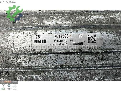 BMW 2 Serisi Turbo Radyatörü 7617598 çıkma parça