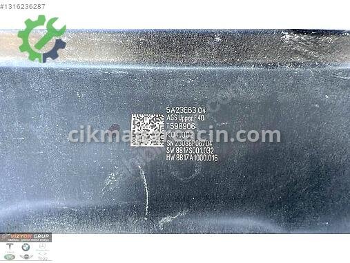 BMW 1 Serisi Panjur 5A23EB3 çıkma parça