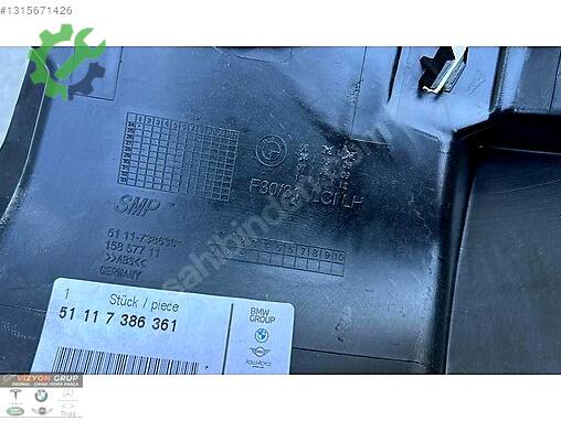 BMW 3 Serisi Sis Farı Çerçevesi 7386361 çıkma parça