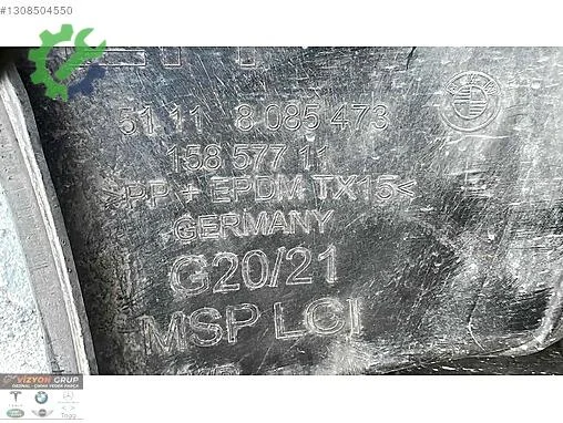 BMW 3 Serisi Ön Tampon 8085473 çıkma parça