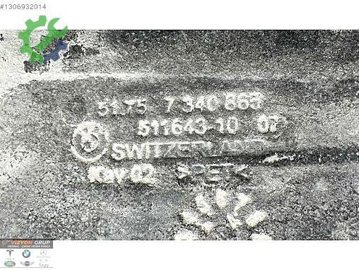 BMW 3 Serisi Motor Alt Muhafaza 7340665 çıkma parça