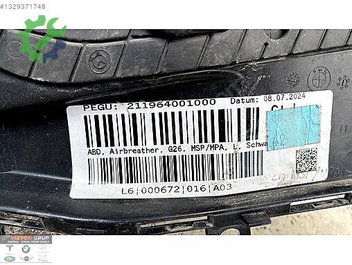 BMW 4 Serisi Sol Çamurluk 5A09E13 çıkma parça