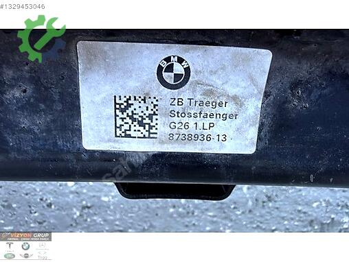 BMW 4 Serisi Tampon Demiri 8738936 çıkma parça