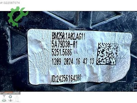 BMW 4 Serisi Panjur 5A79D38 çıkma parça