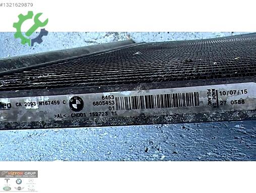 BMW 5 Serisi Klima Radyatörü 6805453 çıkma parça
