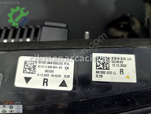 BMW 5 Serisi Sol Arka Stop çıkma parça