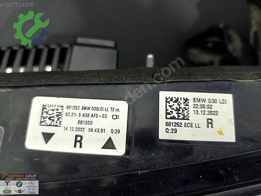 BMW 5 Serisi Sol Arka Stop çıkma parça