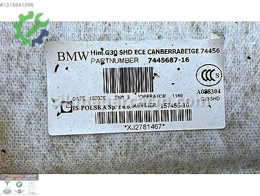 BMW 5 Serisi Komple Sunroof 7445687 çıkma parça