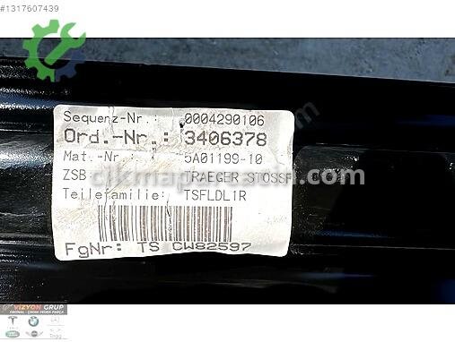 BMW 5 Serisi Arka Tampon Demiri 5A01199 çıkma parça