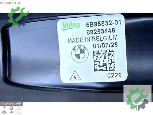 BMW 7 Serisi Marşpiyel Sacı 5B95832 çıkma parça
