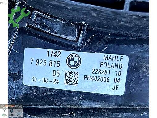 BMW 7 Serisi Radyatör 7925815 çıkma parça