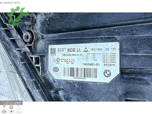 BMW 3 Serisi Far 7453481 çıkma parça