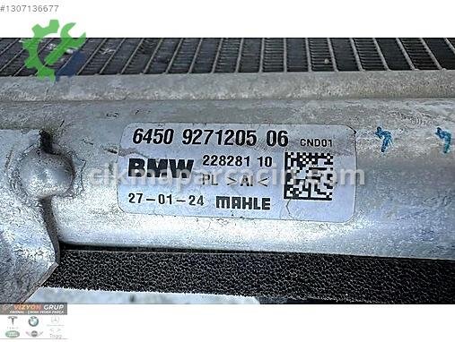 BMW 1 Serisi Klima Radyatörü 9271205 çıkma parça
