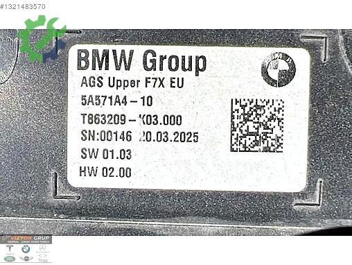 BMW 2 Serisi Havalandırma Kanalı KANALI-51745A çıkma parça