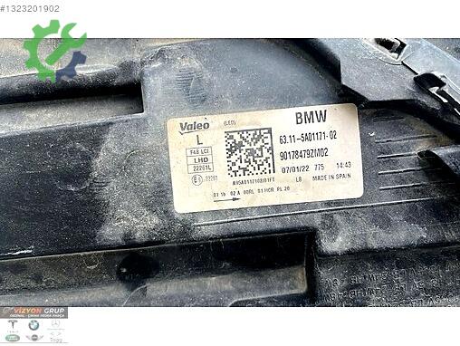BMW X1 Sol Ön Far 5A01171 çıkma parça