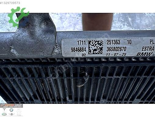BMW 2 Serisi Radyatör 9846884 çıkma parça