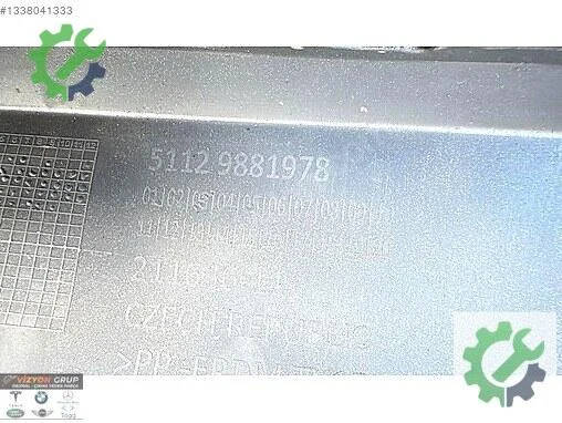 BMW X1 Arka Tampon 9881978 çıkma parça