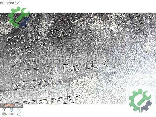 BMW X1 Motor Alt Muhafaza 5A07DC7 çıkma parça