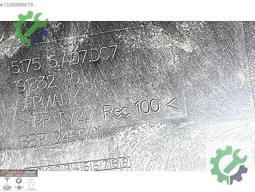 BMW X1 Motor Alt Muhafaza 5A07DC7 çıkma parça