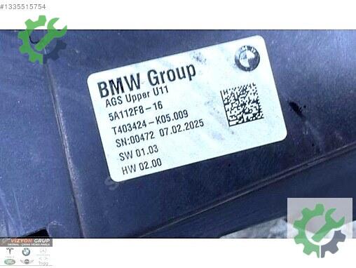 BMW X1 Panjur 5A112F8 çıkma parça