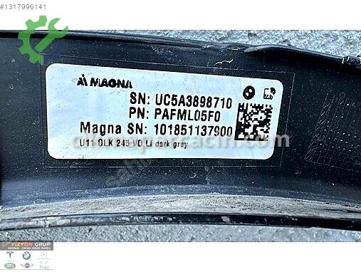 BMW X1 Sol Ön Çamurluk 9881961 çıkma parça