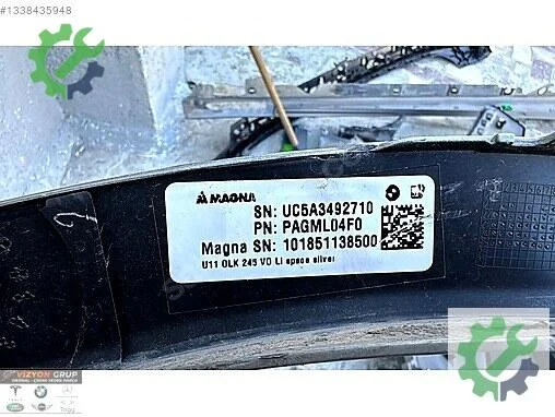 BMW X1 Sol Ön Çamurluk 9881961 çıkma parça