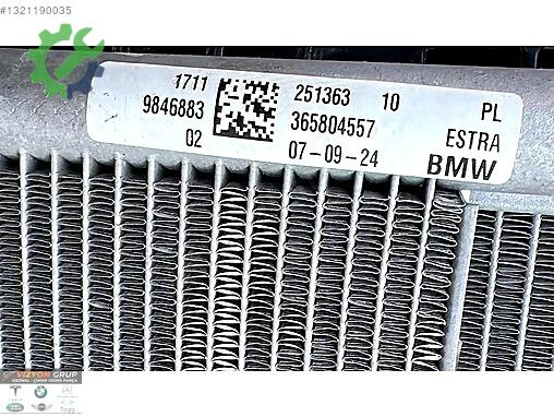 BMW X1 Radyatör 9846883 çıkma parça
