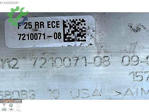 BMW X3 Arka Tampon Demiri 7210071 çıkma parça