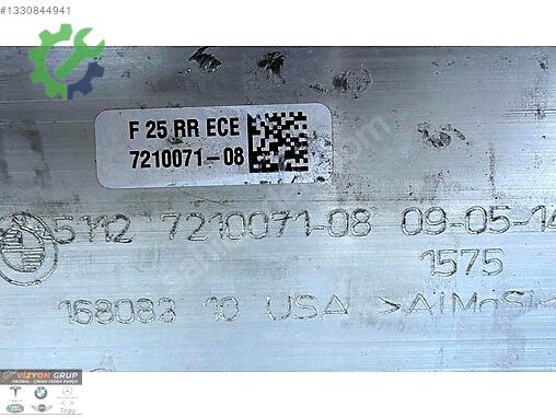BMW X3 Arka Tampon Demiri 7210071 çıkma parça