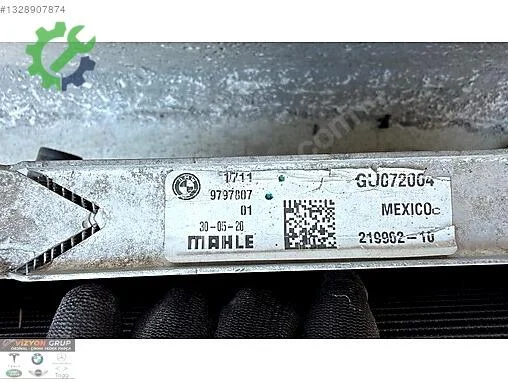 BMW X3 Radyatör 9797807 çıkma parça