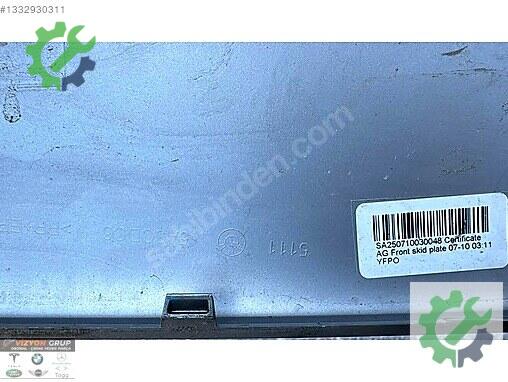 BMW X3 Panjur 51115A3CDC6 çıkma parça