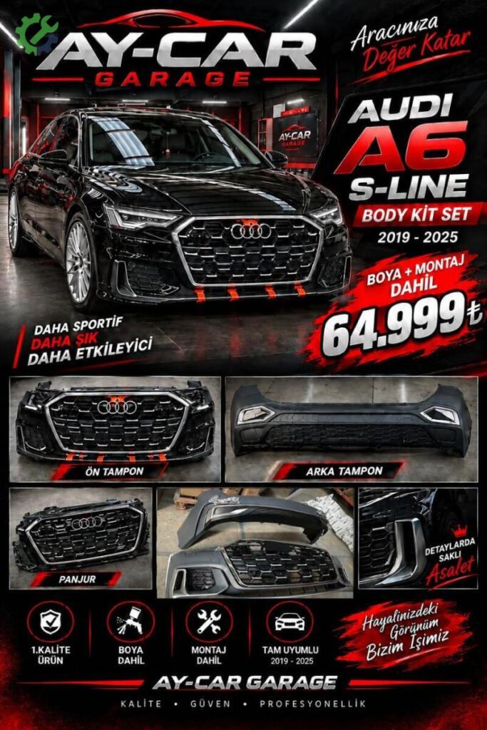2019 Audi A6 Body Kit Çıkma Parça İstanbul