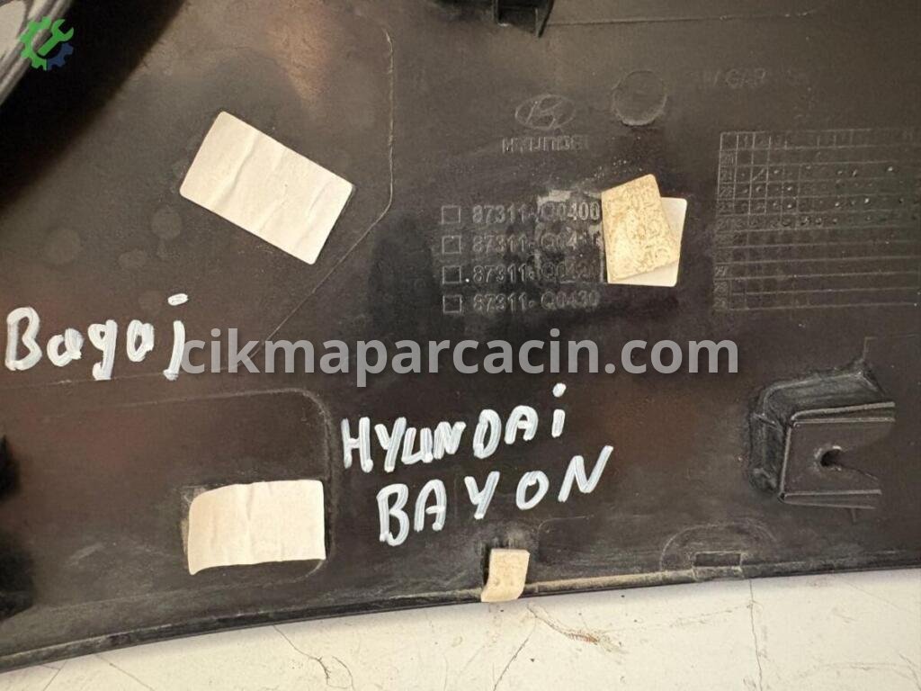 Hyundai Bayon Bagaj çıkma parça