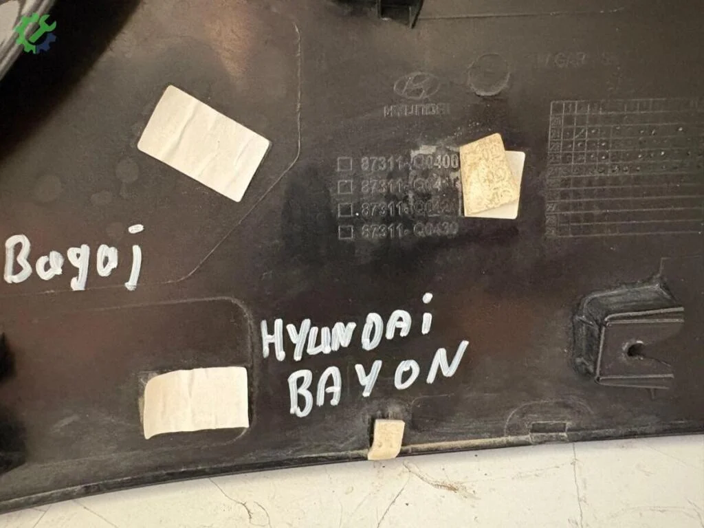 Hyundai Bayon Bagaj çıkma parça