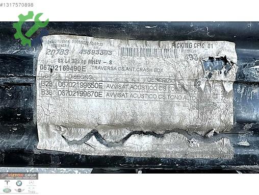 Maserati Grecale Ön Tampon Demiri 6702169490 çıkma parça