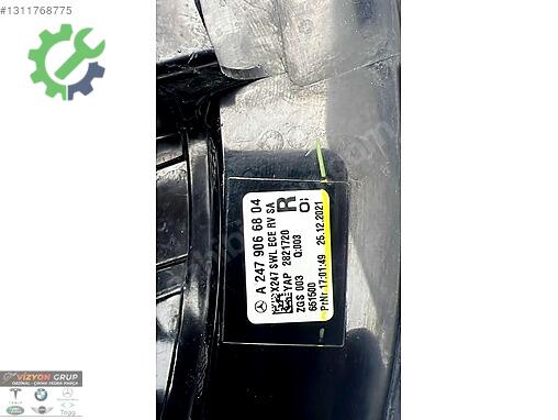 Mercedes-Benz GLB Sağ Arka Stop A2479066804 çıkma parça