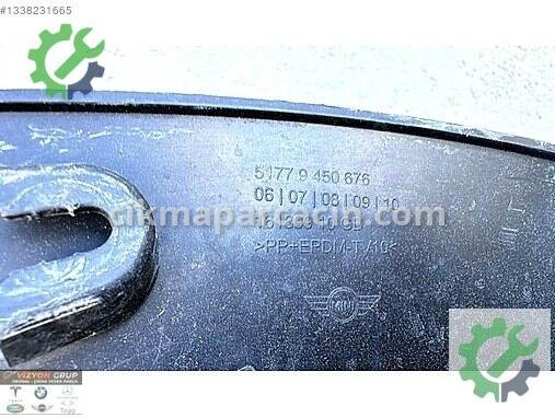 Mini Cooper Sağ Arka Çamurluk 9450676 çıkma parça
