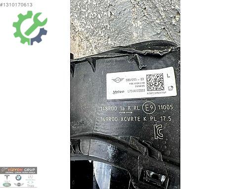 Mini Cooper Sol Ön Far 5B51205 çıkma parça