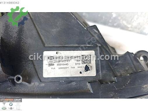 Land Rover Range Rover Sağ Ön Far M8D2-13W029-BB çıkma parça
