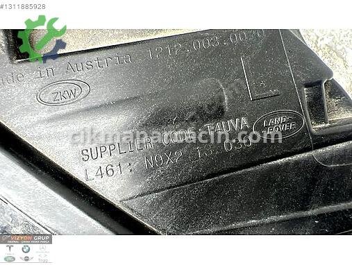 Land Rover Range Rover Sol Ön Far N9X2-13W029-EJ çıkma parça