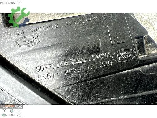 Land Rover Range Rover Sol Ön Far N9X2-13W029-EJ çıkma parça