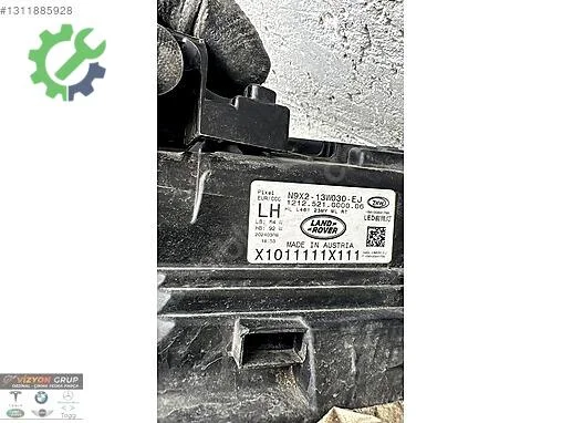Land Rover Range Rover Sol Ön Far N9X2-13W029-EJ çıkma parça