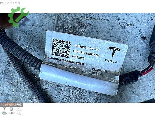 Tesla Model Y Elektrik Tesisatı 1933899-00-C çıkma parça