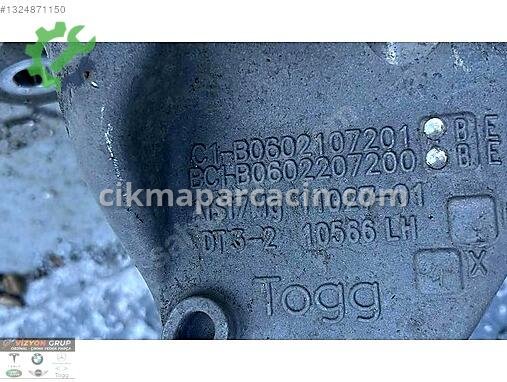 Togg T10X Arka Taşıyıcı çıkma parça