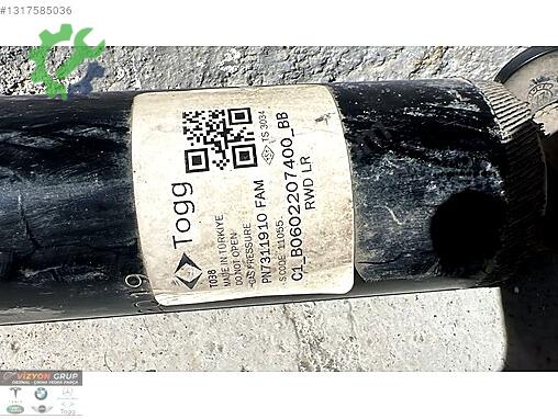 Togg T10X Sol Arka Amortisör B0602207400 çıkma parça