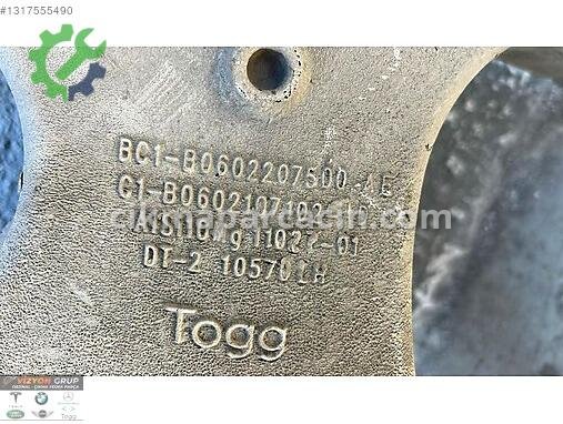 Togg T10X Arka Taşıyıcı çıkma parça